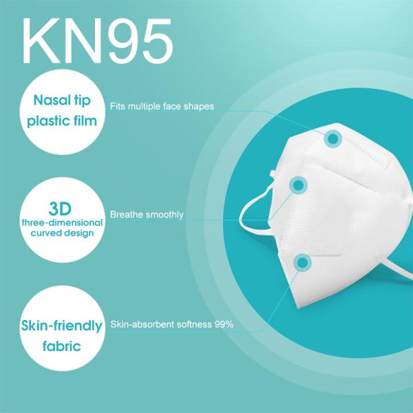 Health Respirator N95 Face Mask Medical Use / Dustproof 9010 N95 Particulate Filter Mask