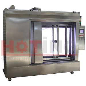 Automatic screen printing wash booth