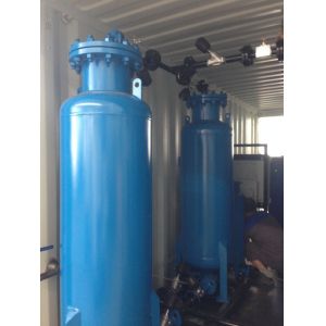 Container type membrane nitrogen generator for outsite removeable work