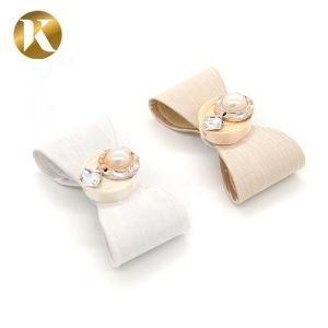 Pearl Simple Style Shoes Decoration Accessories Nickle / Black / Gold Color