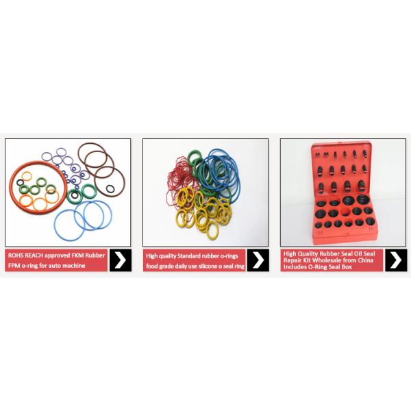 Standard High Precision O Shape Silicone Rubber Seals Water Resistant Nonstandard