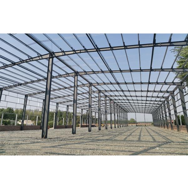 Bolt Connection Galvanized Prefabricated Steel Structures Warehouse Aws D1.1