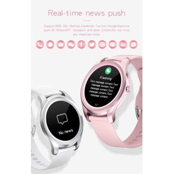 1.28inch Full Touch Smartwatch Heart Rate Blood Pressure Blood Oxygen