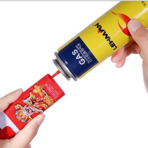 Metal Tinplate Gas Lighter Inlet Butane Refill Valve Alkali Resistance