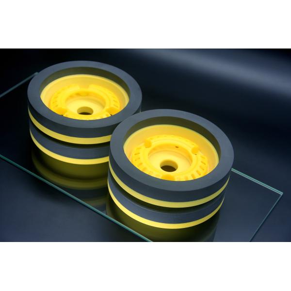 Yellow Resin Grinding Wheel Diamond Glass Edging For Bevelling Machine