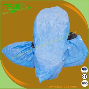 Water Resistant 60gsm Disposable Shoe Cover For Cleanroom