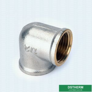 Double Female Threaded Elbow Screw Fittings Compression Brass Fittings Pex