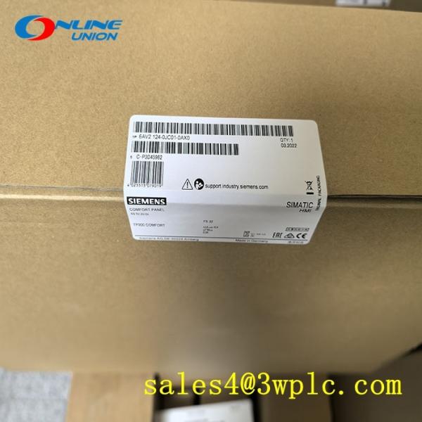 6AV2124-0JC01-0AX0 SIEMENS HMI TP900 Comfort Panel, Touch Operation