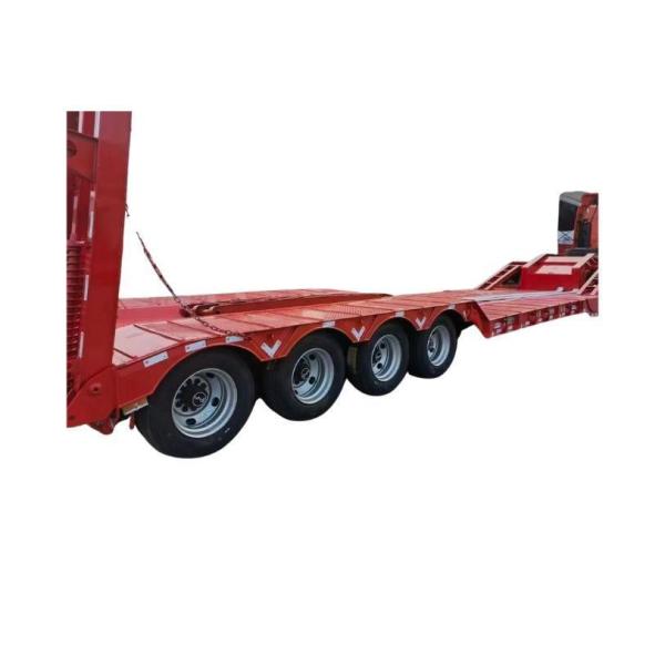 Performance 120t Load Capacity Van-type Low Bed Gooseneck Removeable/Lowflat