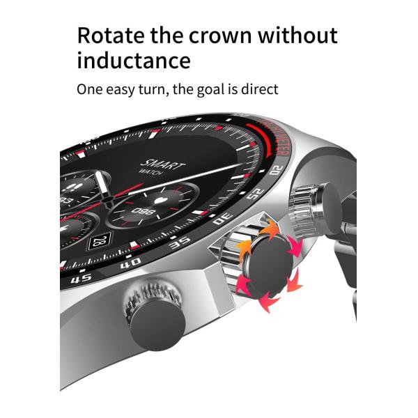 HD Round Screen SK27 Smart Watch 1.58 Inch Men Fitness Tracker Watch Waterproof IP68