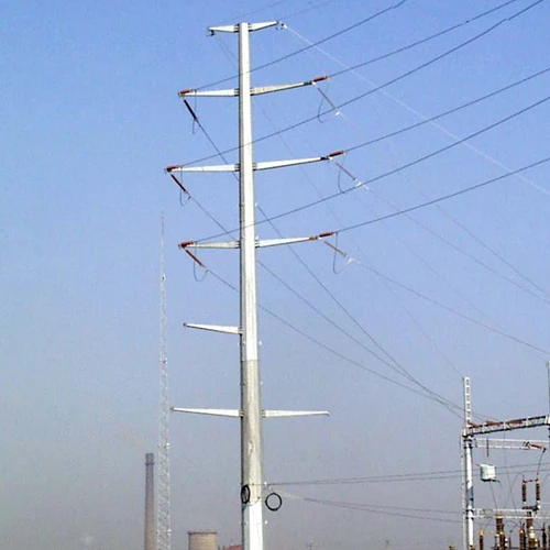 Buy Variable Steel Tubular Pole Customized For Strong / Sturdy Construction at wholesale prices