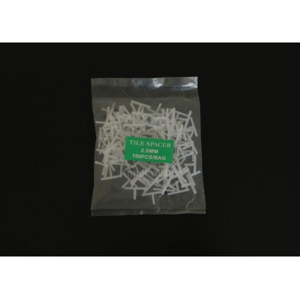 Ceramic Wall Floor Plastic Tile Spacer 1.5mm T Type Flat Leveling System