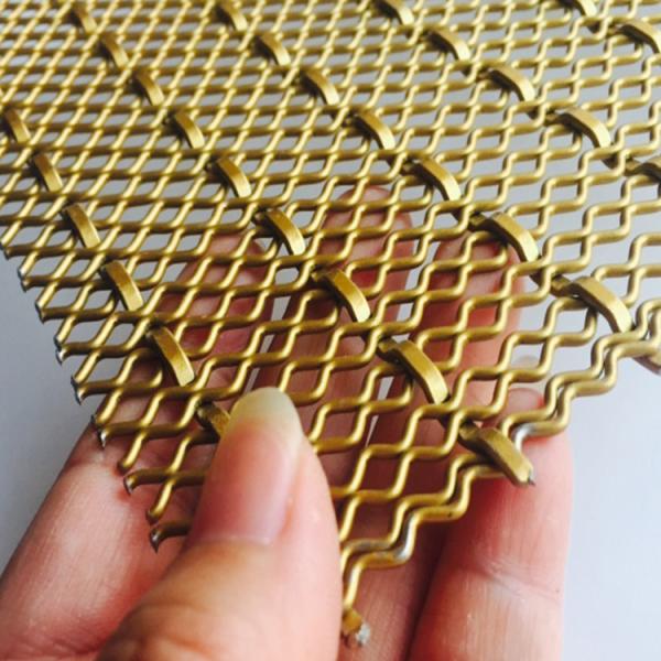 Architectural Wire Mesh For Ceiling Panels And Light Fixtures