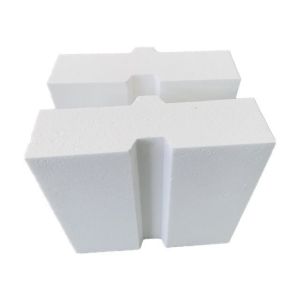 High SiO2 Content Electric Melting Refractory Bricks Azs Brick for White Furnace
