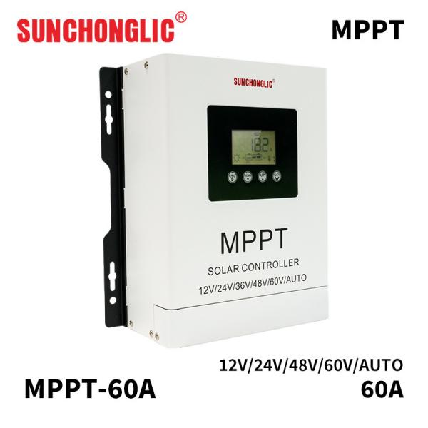 Buy 60v Auto 60 Amp Mppt Charge Controller Max PV 180V For Commercial Solar Systems at wholesale prices