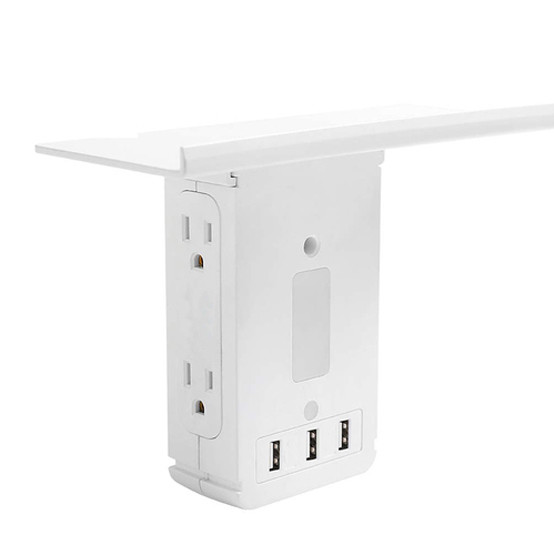 Wall Power Socket with Surge Protector ETL cETL Passed 4 Outlets 3USB Night