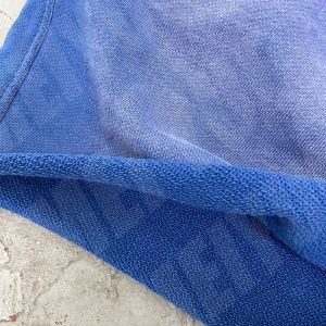 100% Cotton Acid Washed Distressed Jogger Shorts Elastic Sports Urban Wear