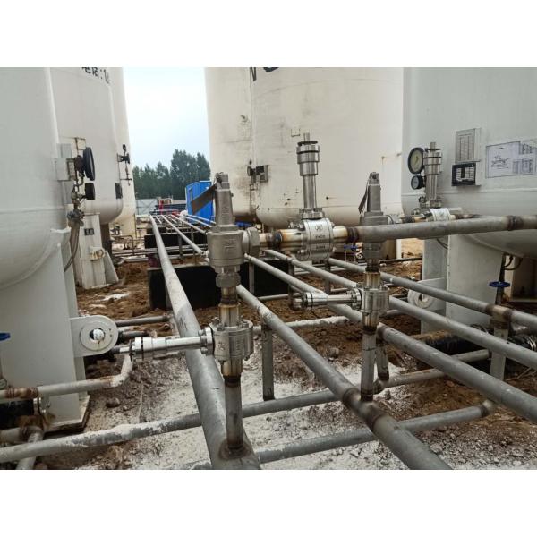 SW SS304 Cryogenic Long Stem Angle Globe Valve For LNG/LCO2/LN2