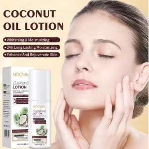 Coconut Oil Facial Lotion Hydrating Moisturizing Fully Locks In Moisture For