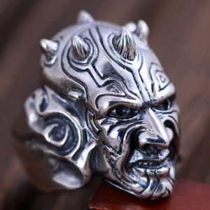 Fashion Design Chunky Thai 925 Silver Men Ring (XH052064)