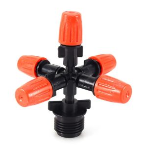 China Orange Five Outlet Adjustable Atomizing Sprinkler With 1/2'' Thread Connector on sale China Orange Five Outlet Adjustable Atomizing Sprinkler With 1/2'' Thread Connector on sale