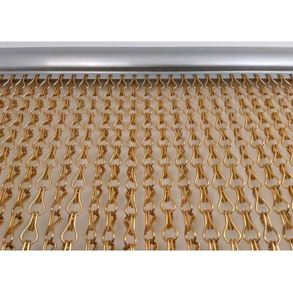 Buy Fine Aluminum Fly Screen Chain Curtain Size Customized For Door / Window at wholesale prices