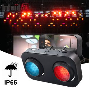 LED Studio Theater COB 200W 2in1 RGB Warm White LED Blinder Stage Light