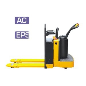 Adjustable Speed Riding Pallet Jack , Ride On Pallet Jack Forklift With Handle