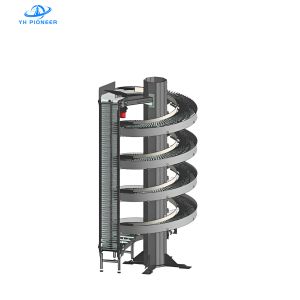 Space Saving Spiral Elevator Conveyor with Compact Structure for Efficient
