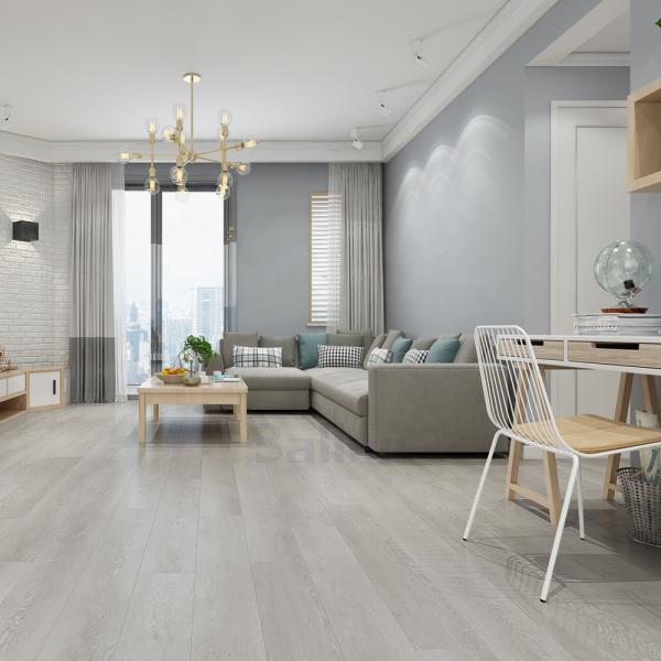 SPC Waterproof Luxury Vinyl Plank with Attached Pad UV Coating 07mm Wear Layer Flooring