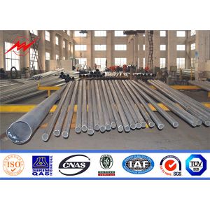 Power Transmission Electrical Galvanized Steel Electric Pole In Philippines