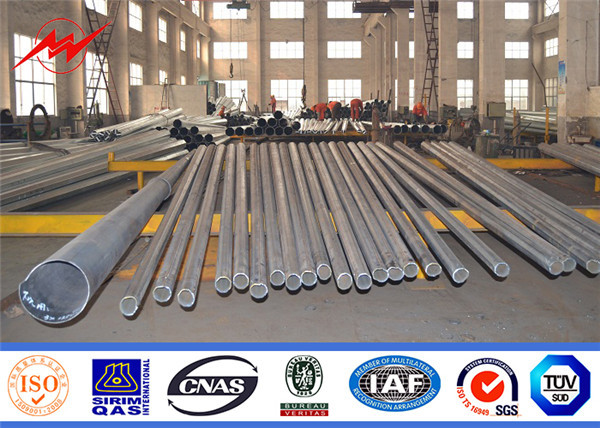 Buy High Tension Steel Utility Pole , Electric Transmission Line Tower Galvanized at wholesale prices
