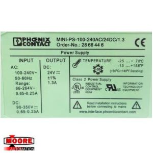 MINI-PS-100-240AC/24DC/1.3 Phoenix Power Supply
