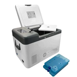 China 25L -86 Portable Ultra Low Temperature Medical Laboratory Sample Storage Transfer Stirling Freezer on sale