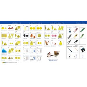 Waterproof Anti-Shedding RFID Ear Tag with 5 Years Guarantee for Animal