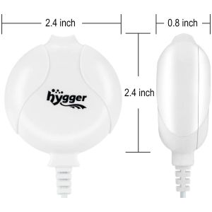 Compact 1.5 Watt Quiet Fish Tank Air Pump