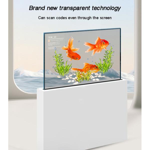 Museums 55 Inch Transparent OLED Customizable Translucent OLED