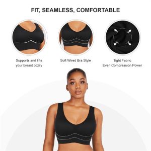Body Shaping Push-Up Bra in XL-3XL Sizes for Breathable and Invisible Everyday