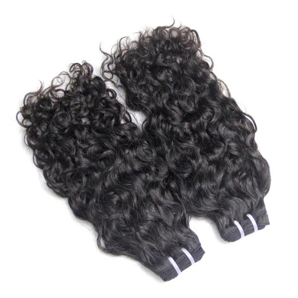 Buy Water Wave Brazilian Human Hair Bundles Dyed And Bleached Available / 12-26 Inch at wholesale prices