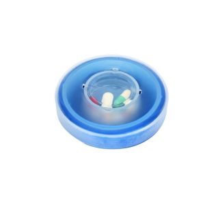 Random color creative travel cup with pill case for outdoor, Novel style