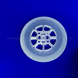 Semiconductor Laser Drilling Transparent Quartz Glass Plate With Hole