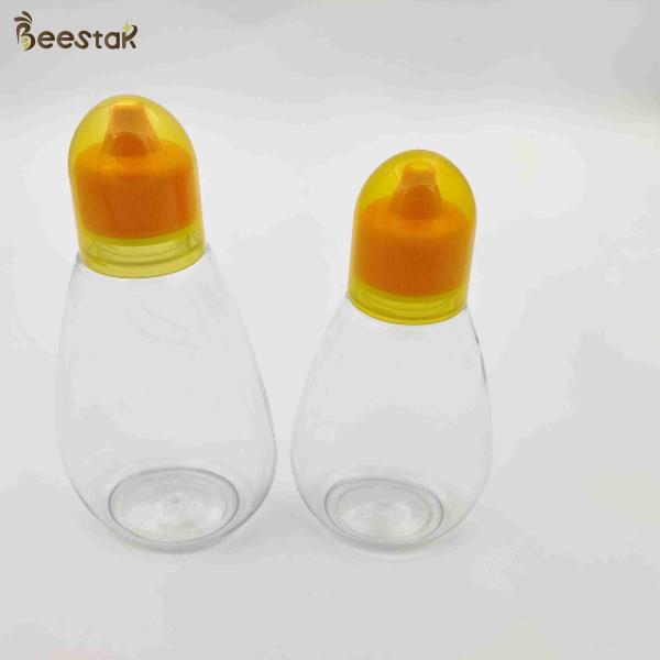 250ml 350ml 500ml Honey Jar And Spoon Plastic Empty Honey Bottles for honey