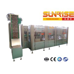 Automatic 4 In 1 Juice Filler Machine 12000 Bottles / Hour