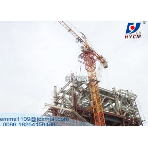 QTZ5013 Hammerhead Tower Crane 2.5m Block Mast Sections 10 Story Building