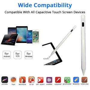 Unobstructed Active Capacitive Stylus Pens For Computer Ipad Tablet Phone