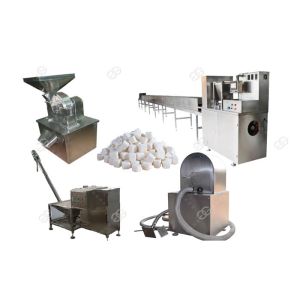 Automatic Raw Sugar Cube Making Machine Manufacturing Process White Sugar Cubes