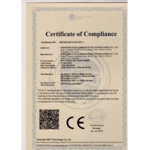 TIANJIN ESTEL ELECTRONIC SCIENCE AND TECHNOLOGY CO., LTD Certifications