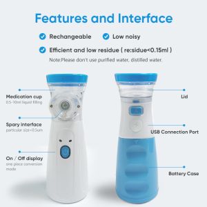 Kids Adults Best Mesh Nebulizer Medical Equipment Nebulizer Breathing Treatment