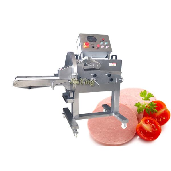 Buy Neatly Sausage Processing Equipment Cooked Meat Beef Slicing Cutter at wholesale prices