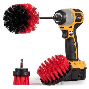 Quality Electric Bathtub Bathroom Scrubber Drill Attachment Brush Polypropylene Oem for sale